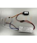 12V 2A 24W LED Driver with Touch Switch and 230V Output for Mirror Heaters – Model GWV-2412+GWP