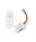Wireless Remote Control for Mirror Heaters and LED Mirror Lighting – 2 Channels | Max. 200W per Channel