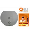 Rond 800 mm met vlakke kant. 230 volt - 80 cm kabel