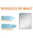 Spiegel op maat 6 mm rechthoek (Poly geslepen)