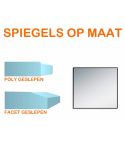 Spiegel op maat 4 mm vierkant (Poly geslepen)