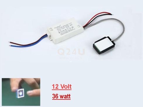 Corbett KBT-12V36A 12V 36W LED Driver with Touch Switch – Dimmable Power Supply for LED Mirror Lighting