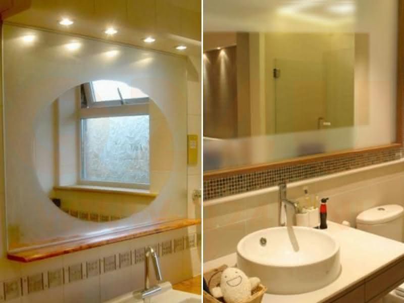 Made-to-Measure Rectangular Bathroom Mirror Heater - 24 Volt