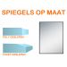 Spiegel op maat 4 mm rechthoek (Facet geslepen)