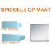 Spiegel op maat 4 mm vierkant (Facet geslepen)