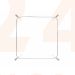Badkamer spiegelverwarming, vierkant. 940 x 940 mm, 230 volt, hoeken 100 mm rond